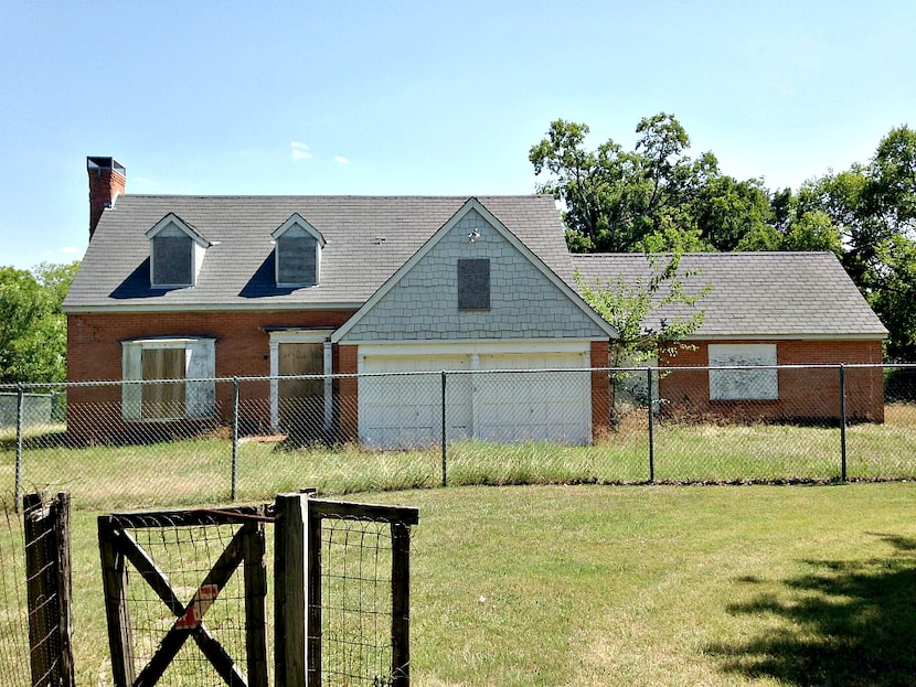 This is the house W.W. Samuell was building when he died in 1937. (Robert Wilonsky/Staff)