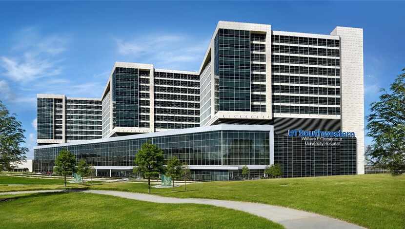 A rendering of the $480 million expansion of UT Southwestern's flagship William P. Clements...