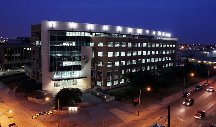 Jack Evans Police Headquarters in Dallas. (Louis DeLuca/The Dallas Morning News) 