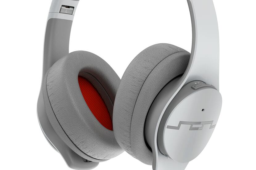 Sol Republic Soundtrack Pro headphones with active noise canceling.