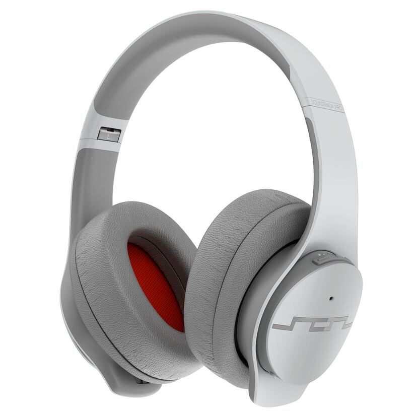 Sol Republic Soundtrack Pro headphones with active noise cancelling.