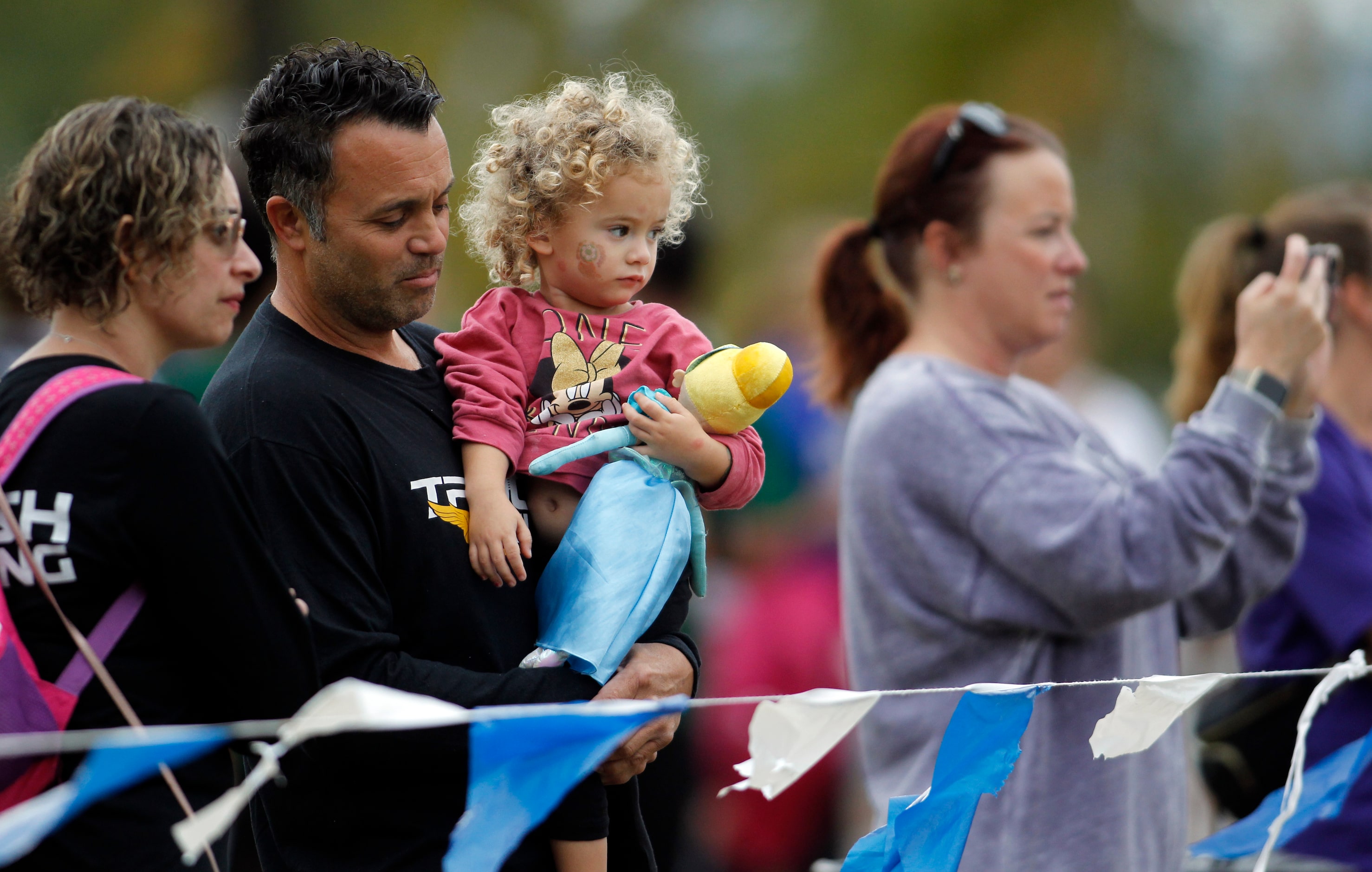 Cross Country race fans assemble just prior to the start of the Girls Class 5A Region 2...