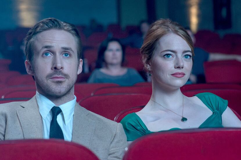 Sebastian (Ryan Gosling) and Mia (Emma Stone) in "La La Land."