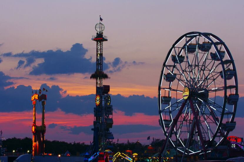 North Texas Fair and Rodeo features plenty of carnival rides.
