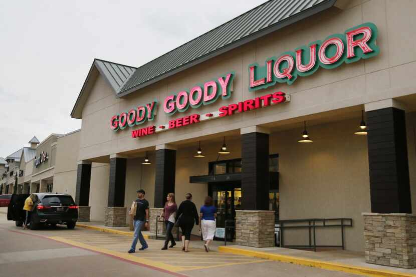 An exterior view of Goody Goody liquor store in Colleyville, TX on April 17, 2015. (Kye R....