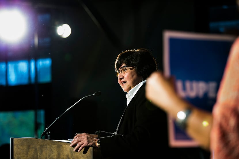 Former Dallas County Sheriff Lupe Valdez kicks off her campaign for Texas governor on...