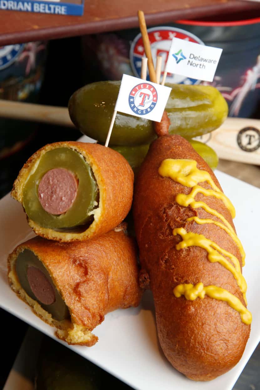 It looks like a corny dog on the outside, but the Dilly Dog has a full-sized dill pickle and...