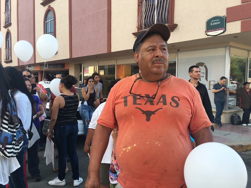 Jose Vega, a plumber from Odessa, drove four hours to cross the Texas-Mexico border to be in...