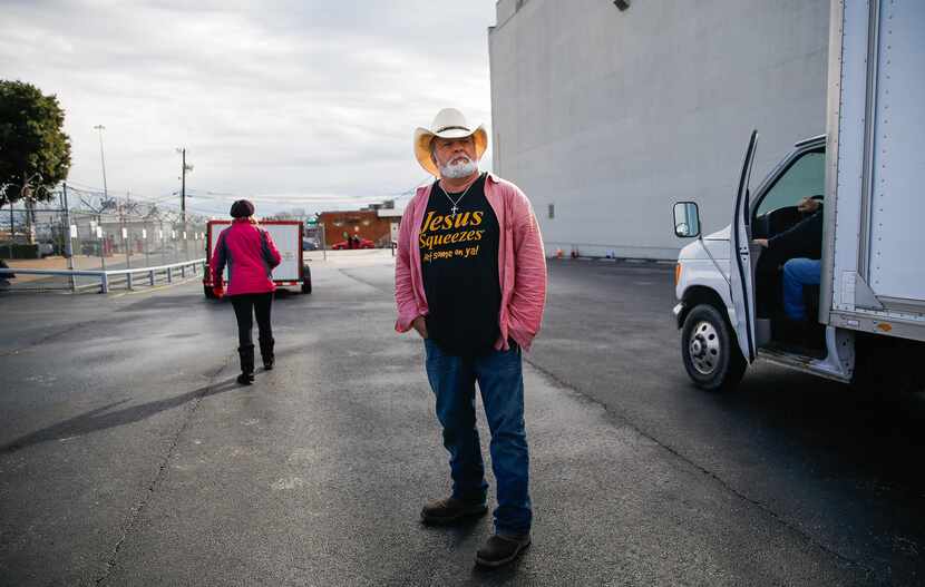 Pastor Leon Birdd prepares to leave the lot that S.O.U.L. Church had been holding its...