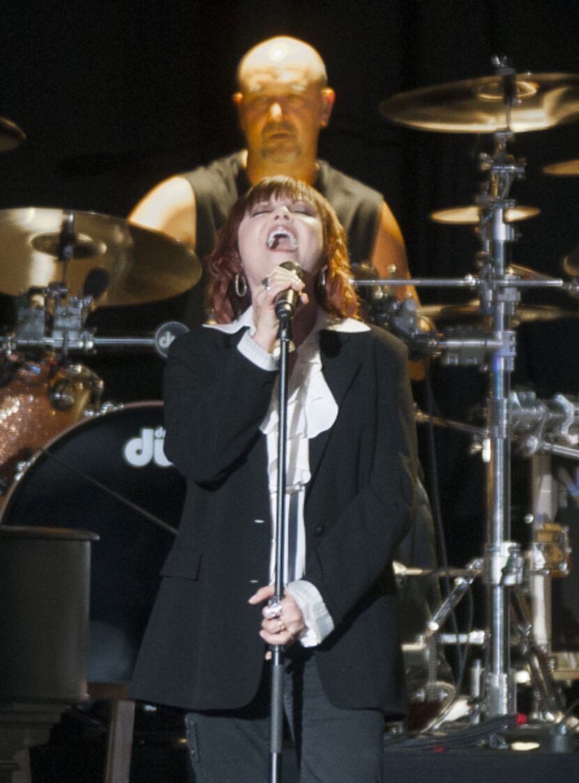 Pat Benatar performs at the Gexa Energy Pavilion on Saturday, August 25, 2012 (Rex C....