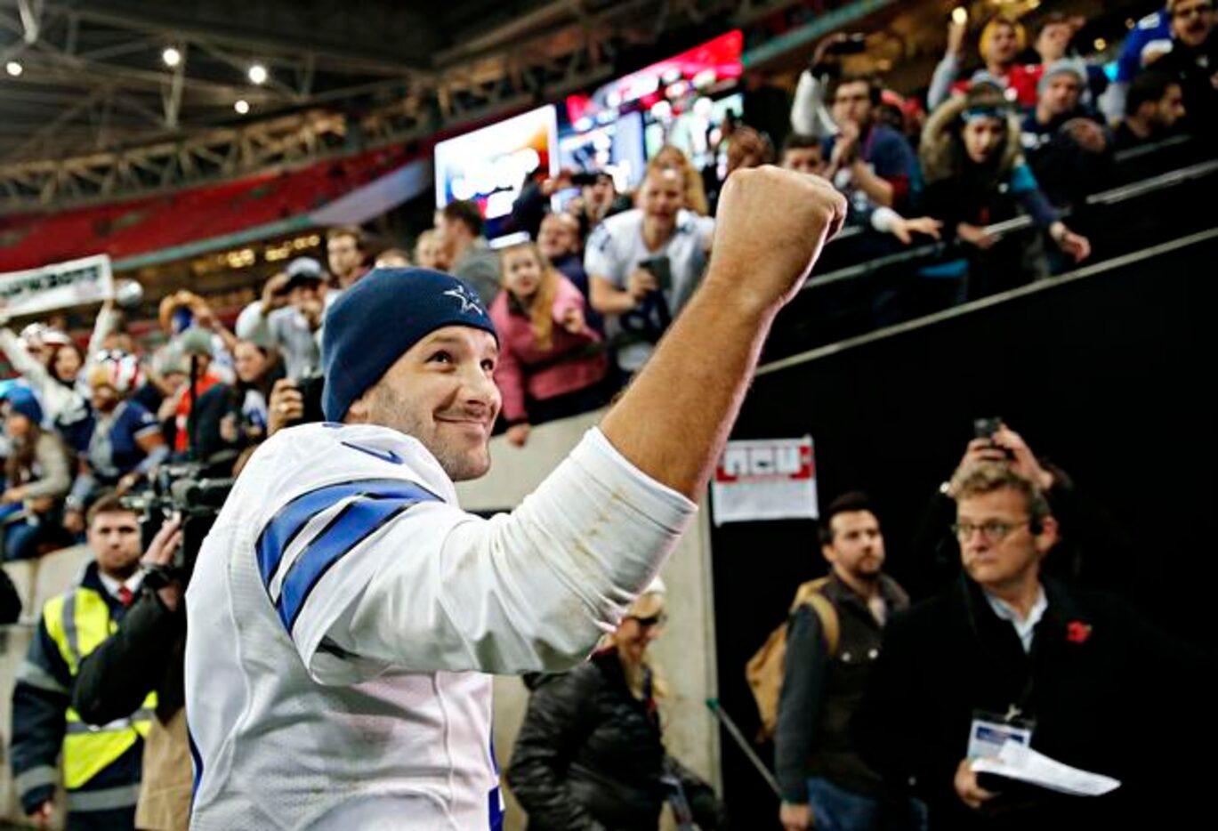 El mariscal de campo Tony Romo . (DMN/G.J. MCCARTHY)
