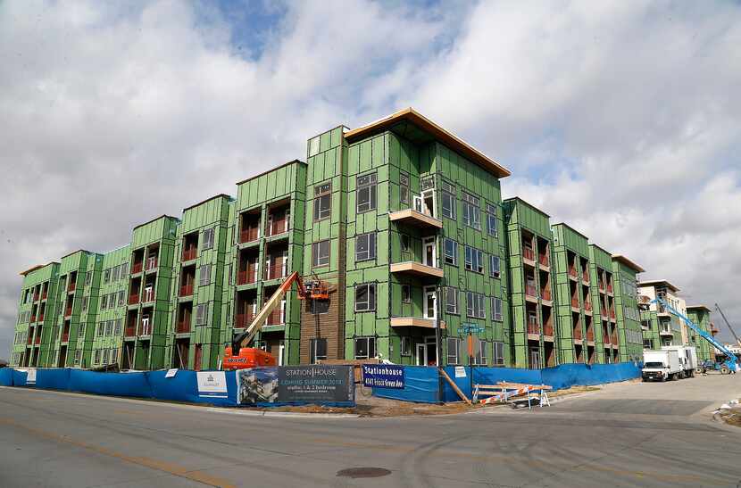 The Station House, part of the Frisco Station project, will open next year.
