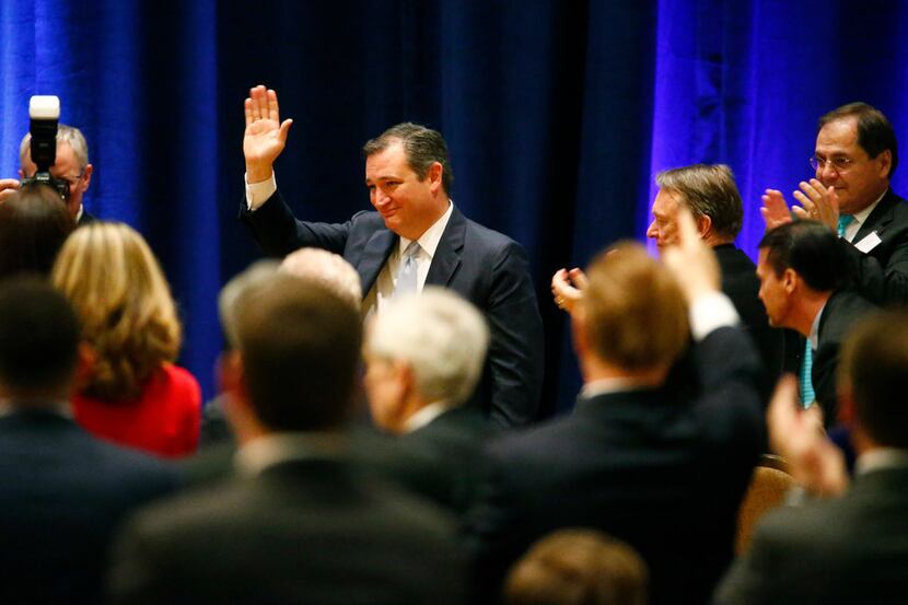 Senator Ted Cruz was mentioned by Vice President Mike Pence during the Dallas County...