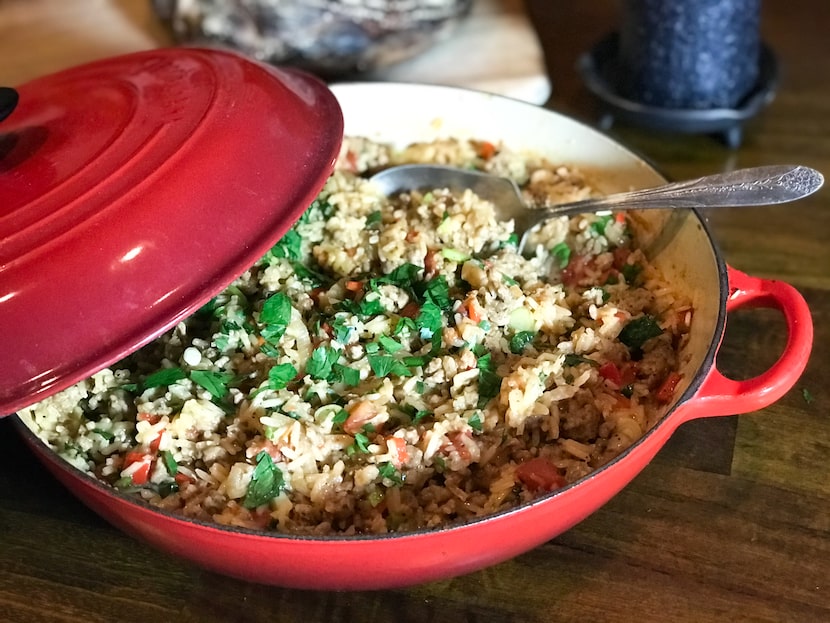 One-Skillet Sausage Rice