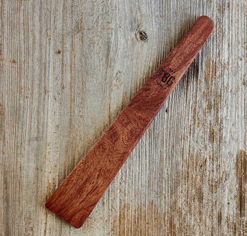 Mesquite flat spatula from Fredericksburg Cast Iron Co.