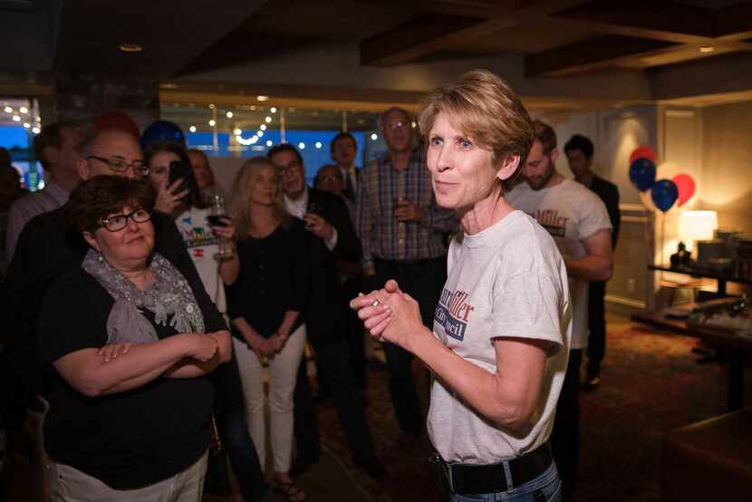 Former Mayor Laura Miller, who ran against incumbent Jennifer Staubach Gates for the Dallas...