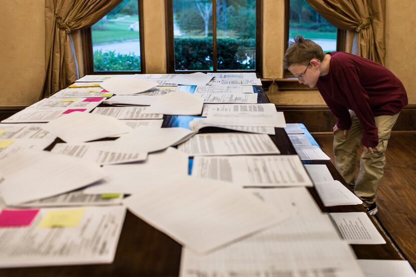 In 2016, Michael Crighton, 12, looked at all the paperwork his mother has collected over the...
