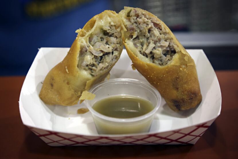 The Deep Fried Cuban Roll by Isaac Rousso, winner of the Big Tex Choice Awards Best Taste...