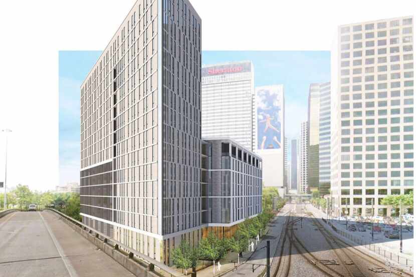 The 15-story 2400 Bryan project will include apartments and retail.