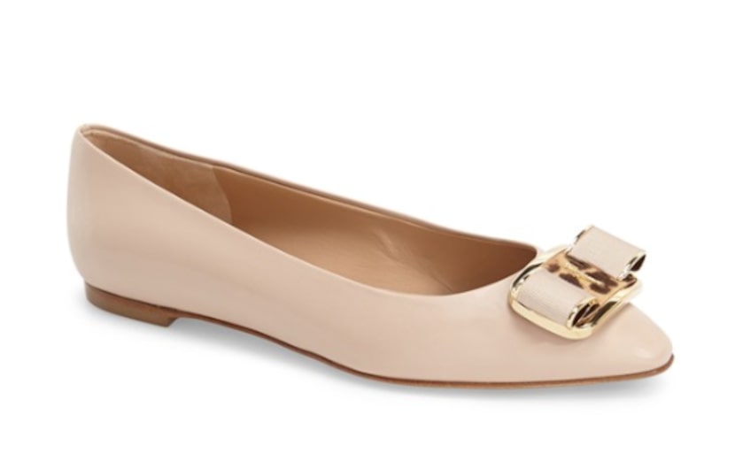 Salvatore Ferragamo Lola ballerina flat: $650