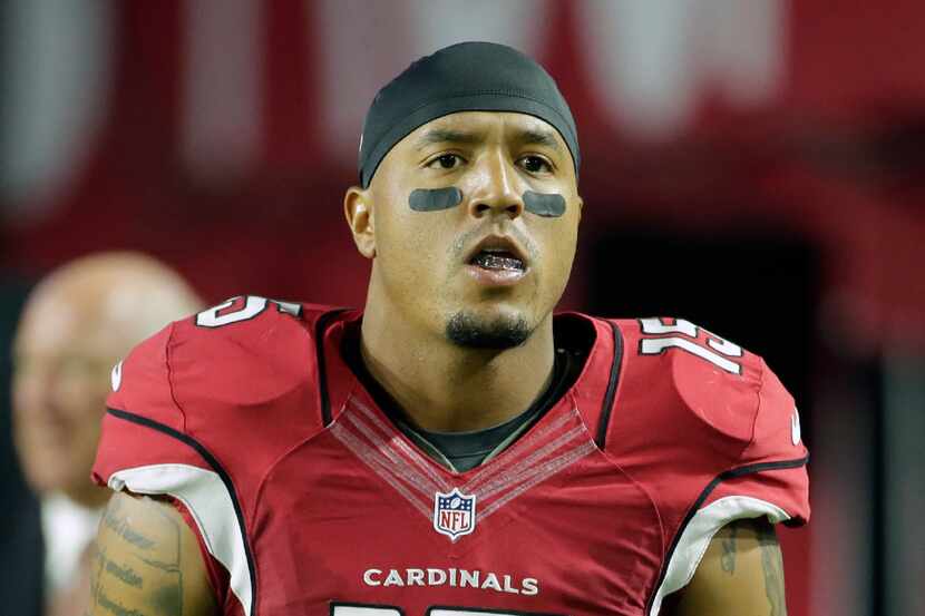In this Sept. 11, 2016, file photo, Arizona Cardinals wide receiver Michael Floyd (15) looks...