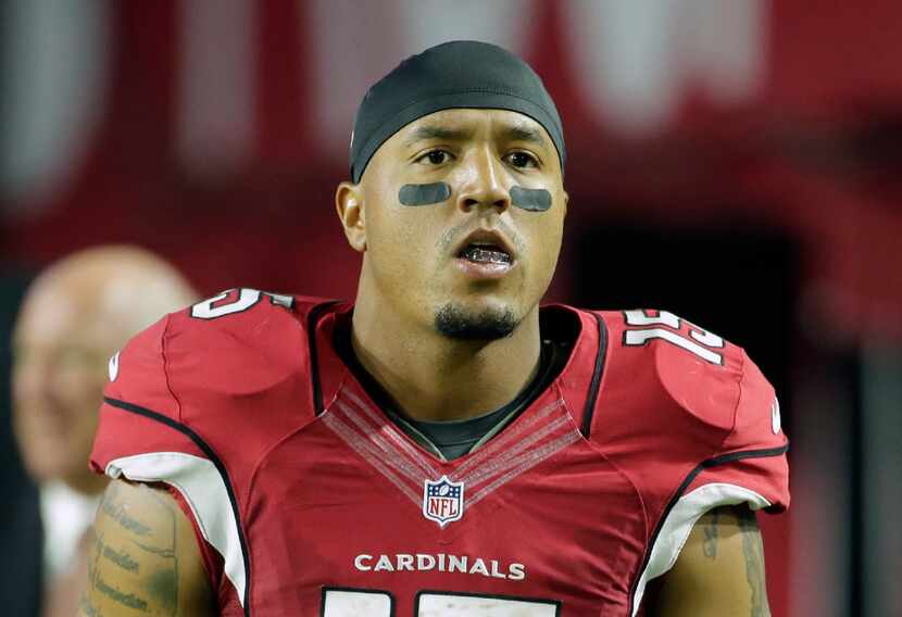 In this Sept. 11, 2016, file photo, Arizona Cardinals wide receiver Michael Floyd (15) looks...