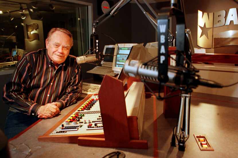 WBAP's "The Midnight Cowboy" Bill Mack pictured in 1997.