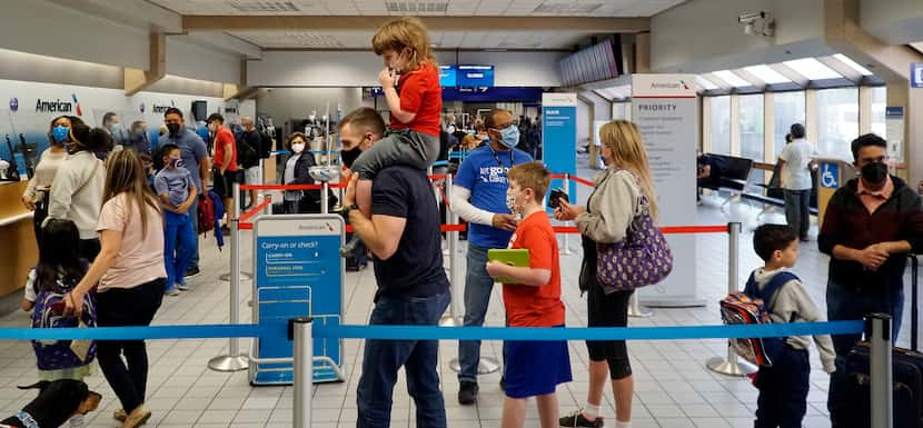 Dozens of families came out to participate in American Airlines' practice run for special...