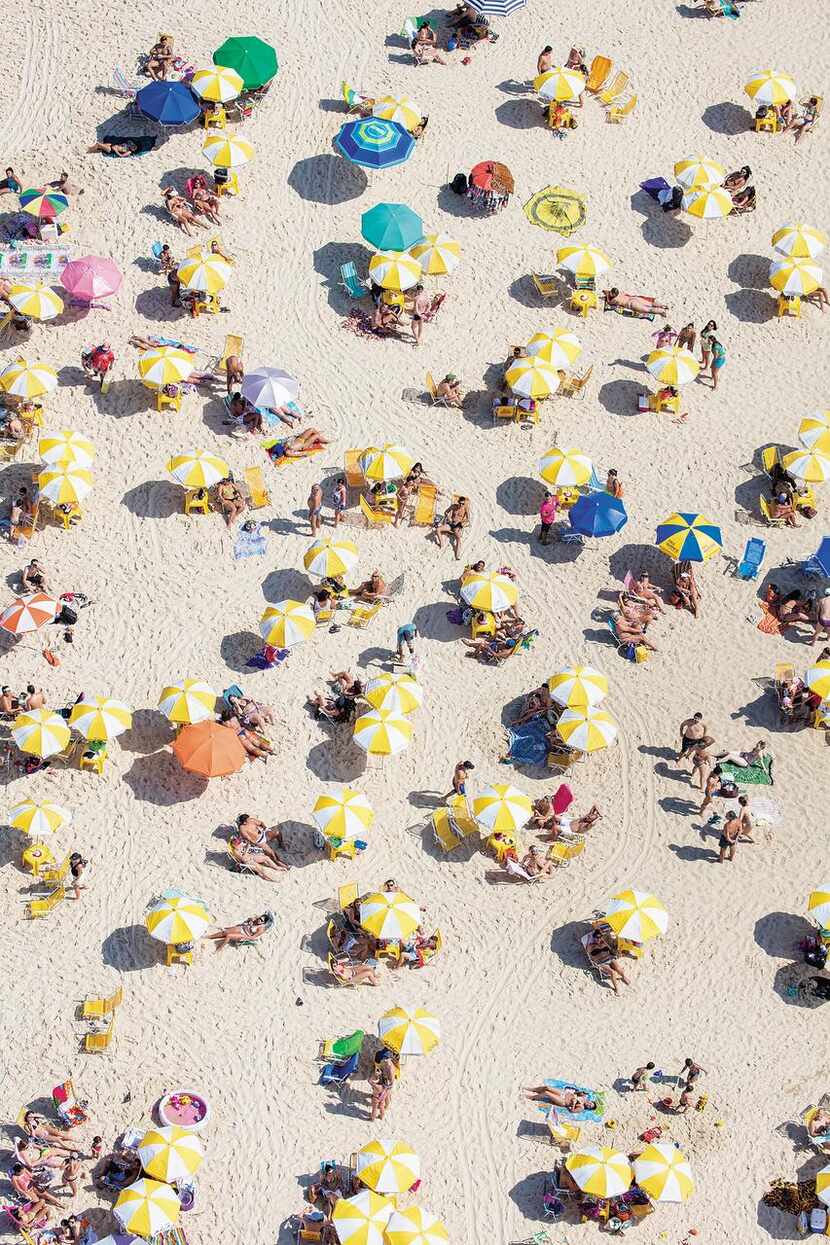 Leblon Beach Umbrellas, Rio De Janeiro, Brazil by Gray Malin in 'Beaches.'