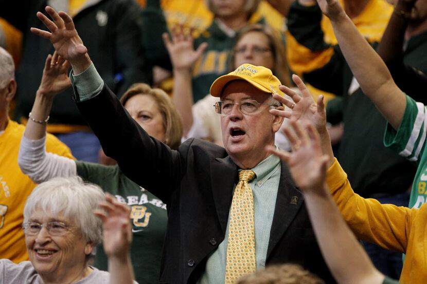 Baylor Bears President Ken Starr after a game against Kansas State Wildcats during the Big...