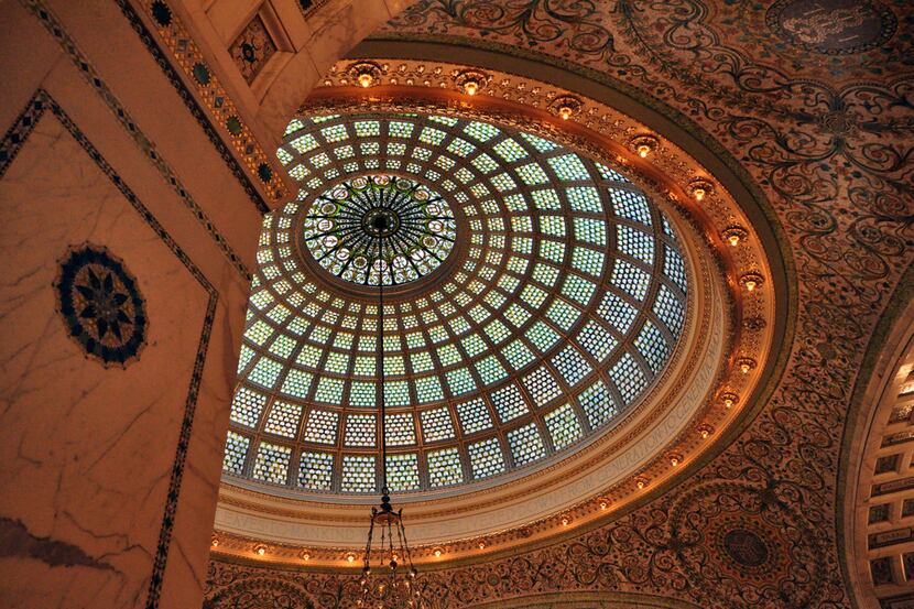 The Pedway in Chicago gives underground access to the Chicago Cultural Center, known for...