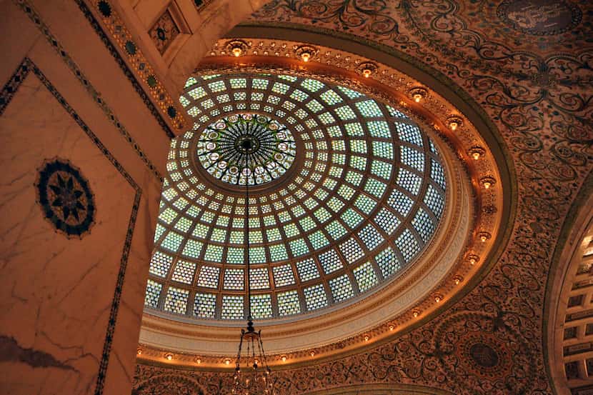 The Pedway in Chicago gives underground access to the Chicago Cultural Center, known for...