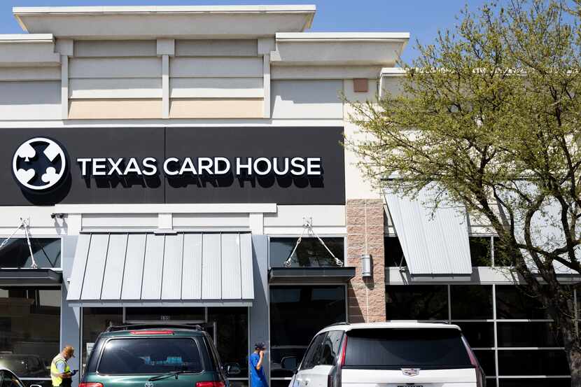 Texas Card House, a poker club in northwest Dallas, is one of the businesses whose license...