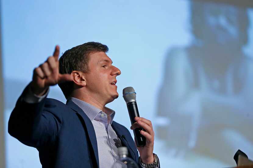 James O'Keefe of Project Veritas spoke at the "SMU: Stopping Bias in American Mainstream...