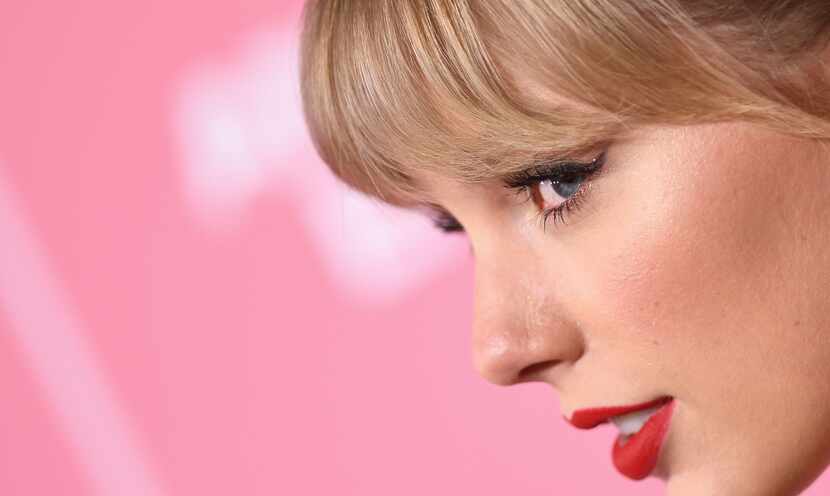 In this file photo taken on Dec. 12, 2019, Taylor Swift arrives for Billboard's 2019 Woman...