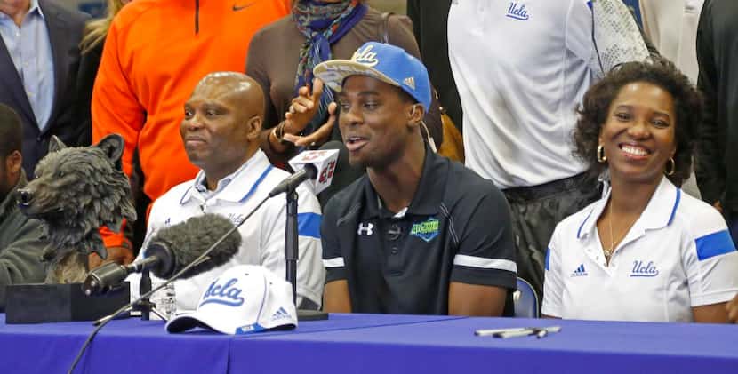 
Plano West running back Sotonye “Soso” Jamabo’s family appeared with him on national...