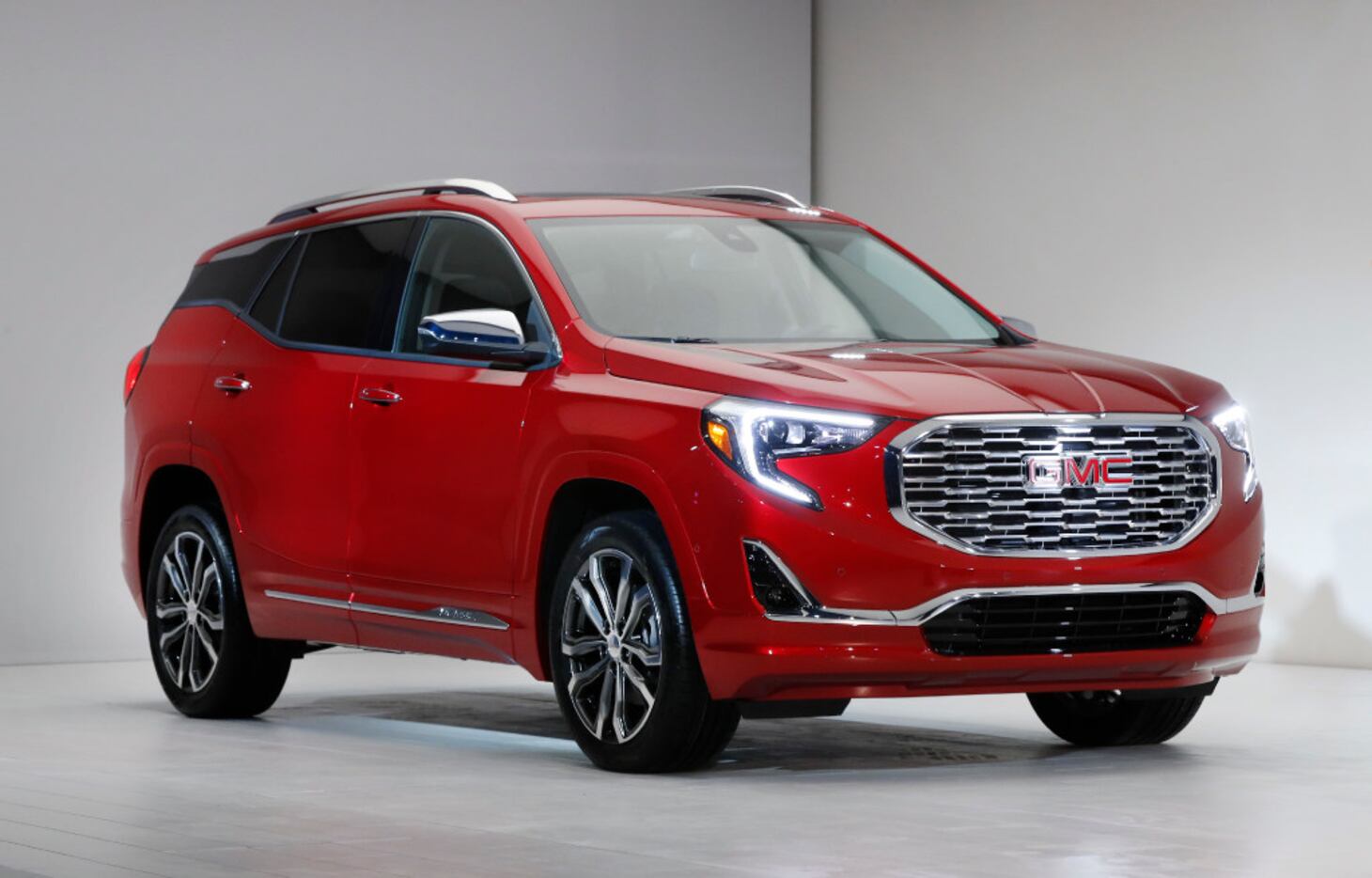 The 2018 GMC Terrain Denali is unveiled at the North American International Auto Show in...