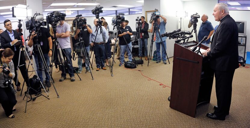 Dallas Bishop Edward J. Burns announces  that the Dallas Catholic Diocese will join all...