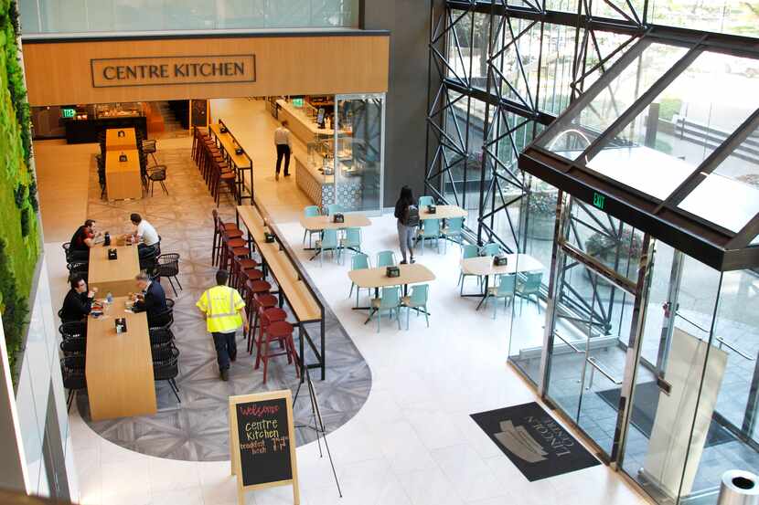 The recently renovated Lincoln Centre 2 office tower includes an updated food court, as...