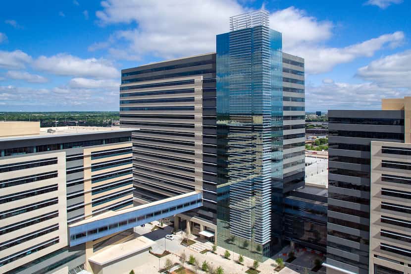 The largest office property for sale is State Farm Insurance's campus in Richardson's...