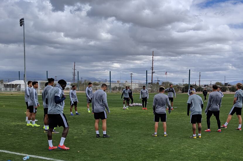 Dan 3 of FC Dallas' spring camp in Tucson, Arizona. (2-18-19)