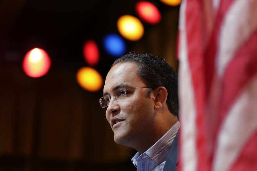 U.S. Rep. Will Hurd (above), R-San Antonio, is fighting for his political life in...