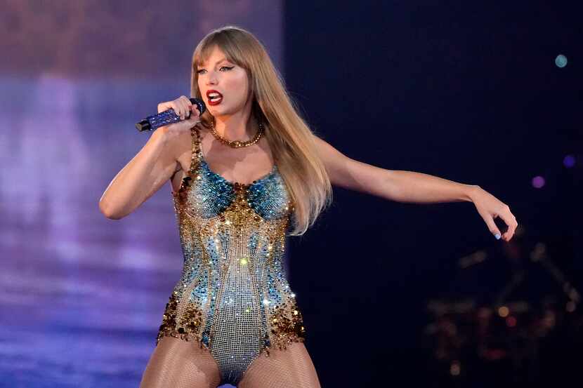 Taylor Swift durante su presentación en The Eras Tour el lunes 7 de agosto de 2023, en el...