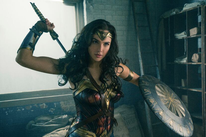 This image released by Warner Bros. Entertainment shows Gal Gadot in a scene from "Wonder...