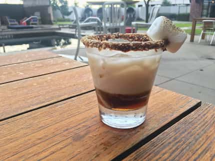 S'mores Crunch Cocktail served at the Loft restuarnat at the NYLO Las Colinas hotel.