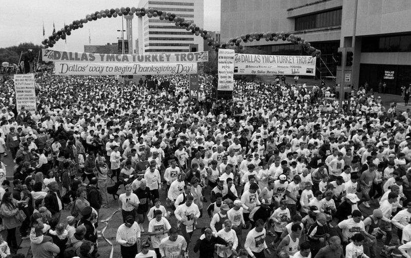 The 1994 Turkey Trot began at City Hall at 9 a.m.