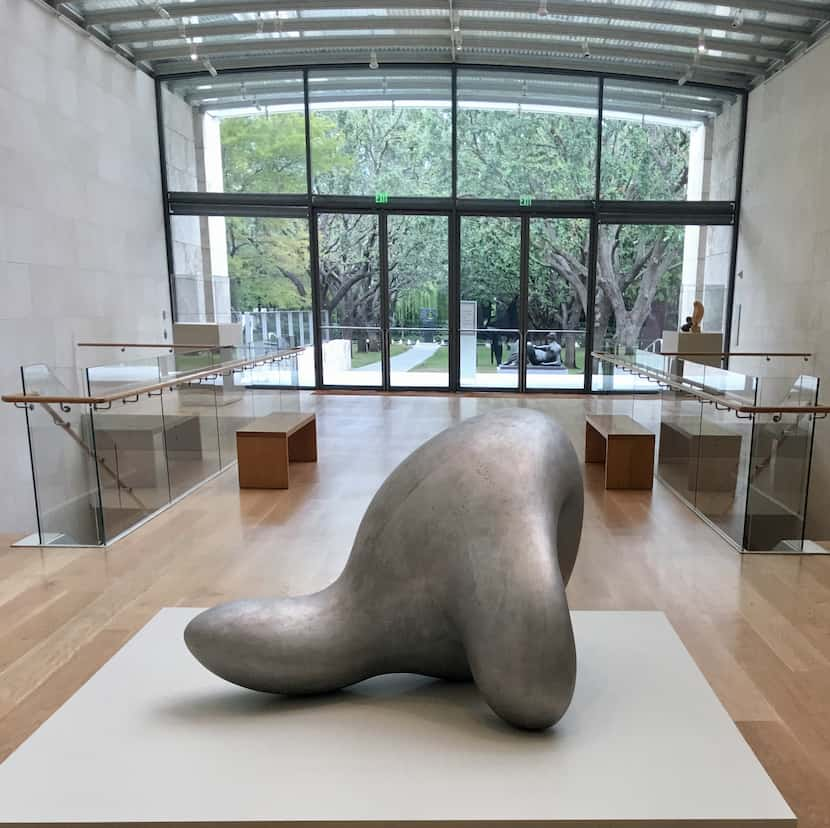 Lunar Fruit, a 1936 piece cast in 1958 in Duralumin, illustrates the voluptuous...