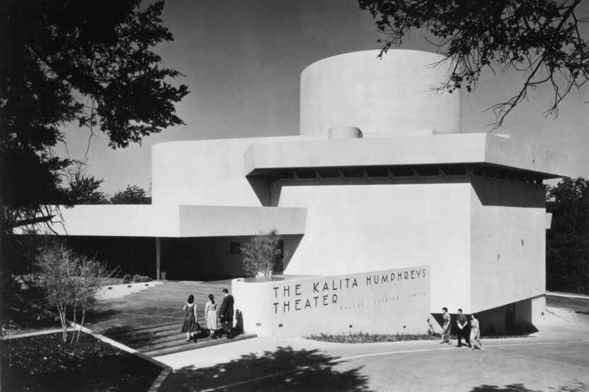 1959 exterior of Dallas Theater Center Kalita Humphreys Theater