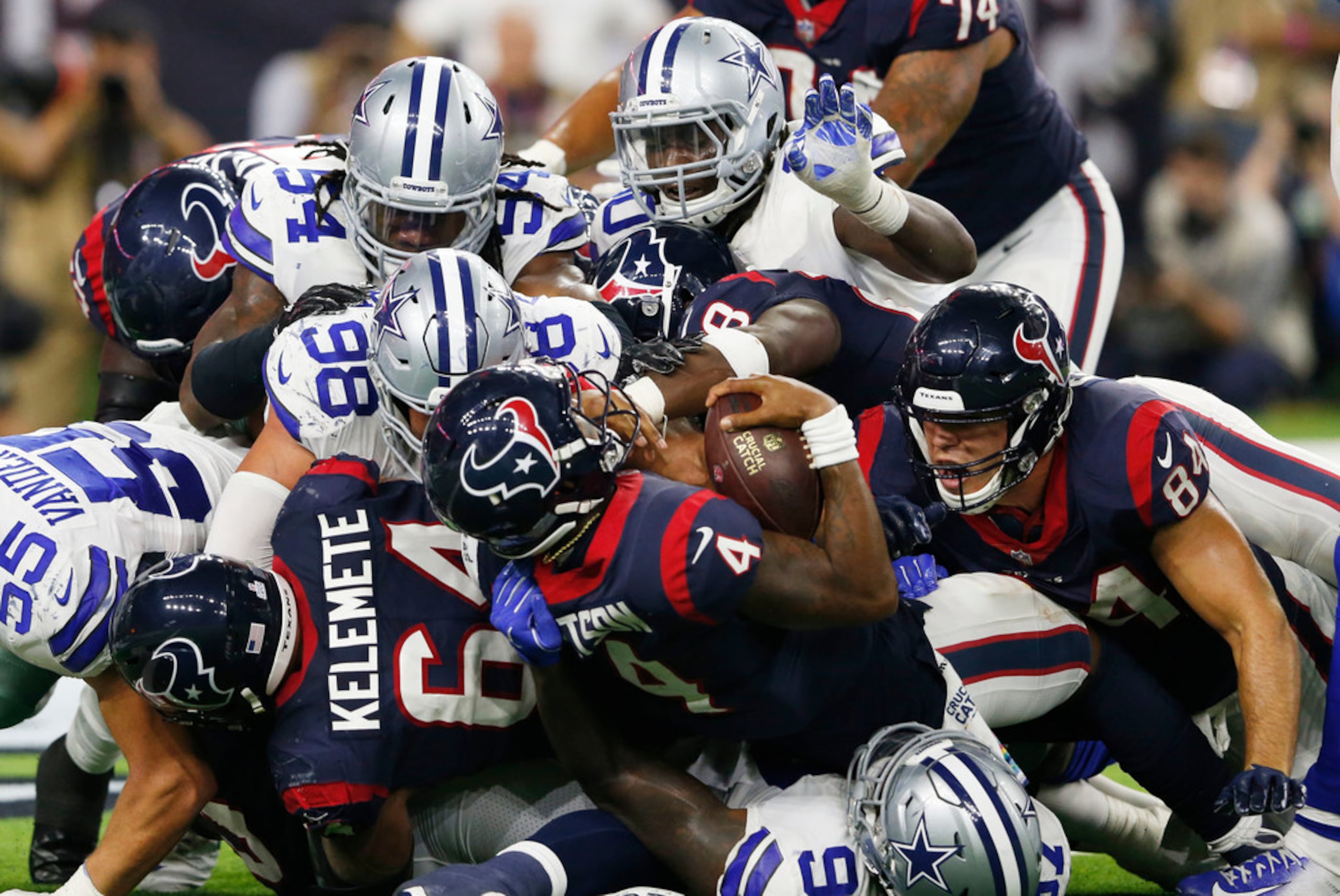 Texans play better but can't finish in loss to Cowboys