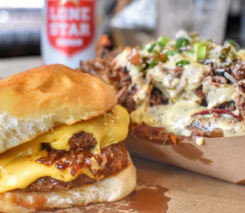 Heim BBQ in Fort Worth is selling burgers on Mondays after 4 p.m. 